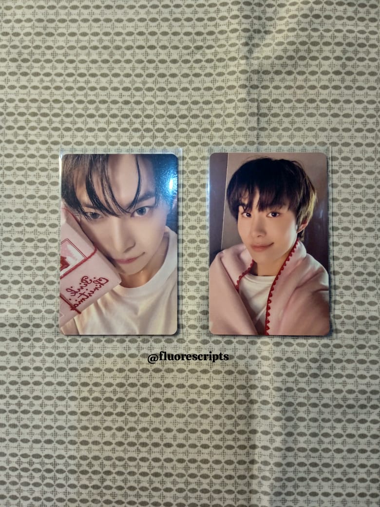 fluorescripts's tweet image. help rt ! 

wts / want to sell

pc trading card nct 127 pink christmas doyoung jungwoo take all 60k

- good condition, dm to see it 
- inc. packing ✅
- co by 🍊
- dom bandung

if u interested, u can tap my dm 📩

🏷 wts wtb nct 127 tc trading card pc photocard pink christmas