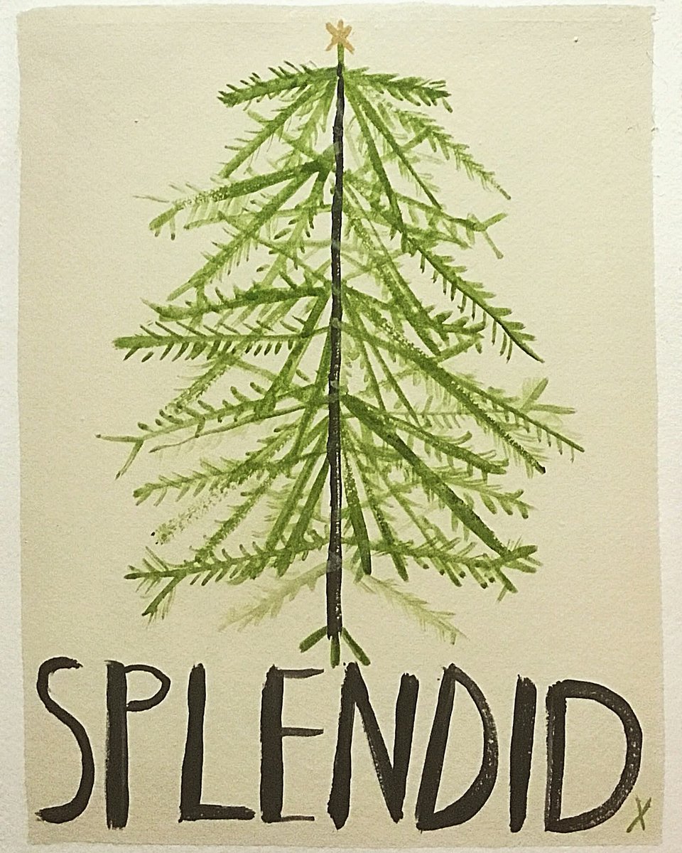 Illustration by contemporary artist Angela Smyth #Christmas week 🎄 #Womensart