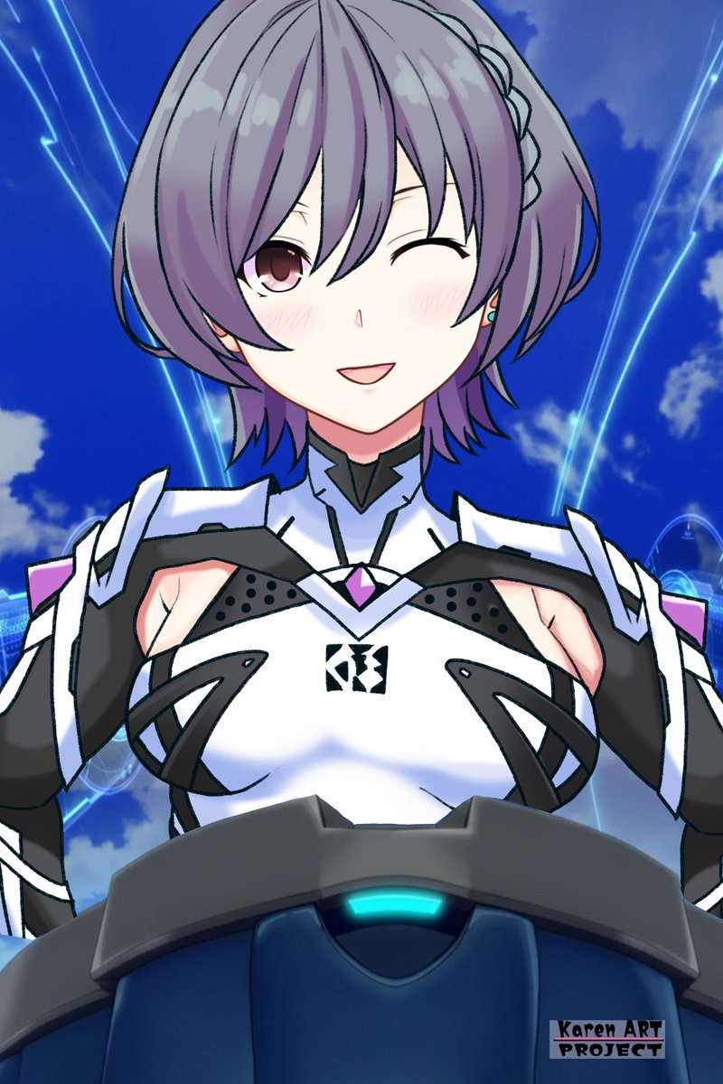 カレンちゃん＋ペネムのパイロットスーツ【楽園追放 心のレゾナンス