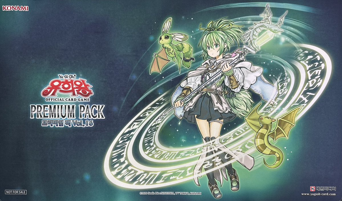 遊戯王 プレイマット】 風霊媒師ウィン【韓国 開封済み】 ￥4,000