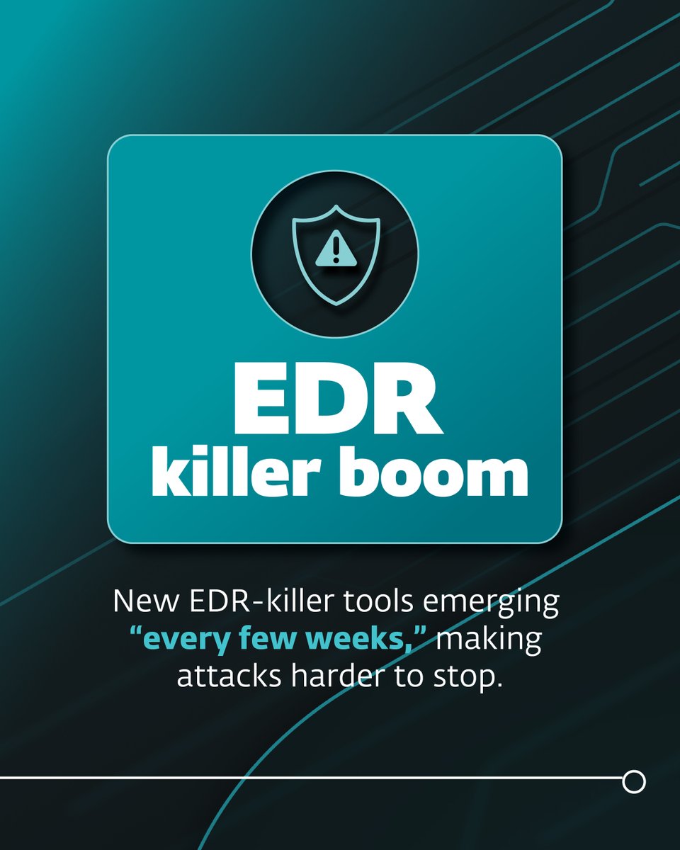 New data from ESET’s H2 2025 Threat Report shows a steep rise in victims, with attacks accelerating faster than many organisations can respond, while tools designed to evade endpoint defences continue to emerge bit.ly/44naxfJ 📈
