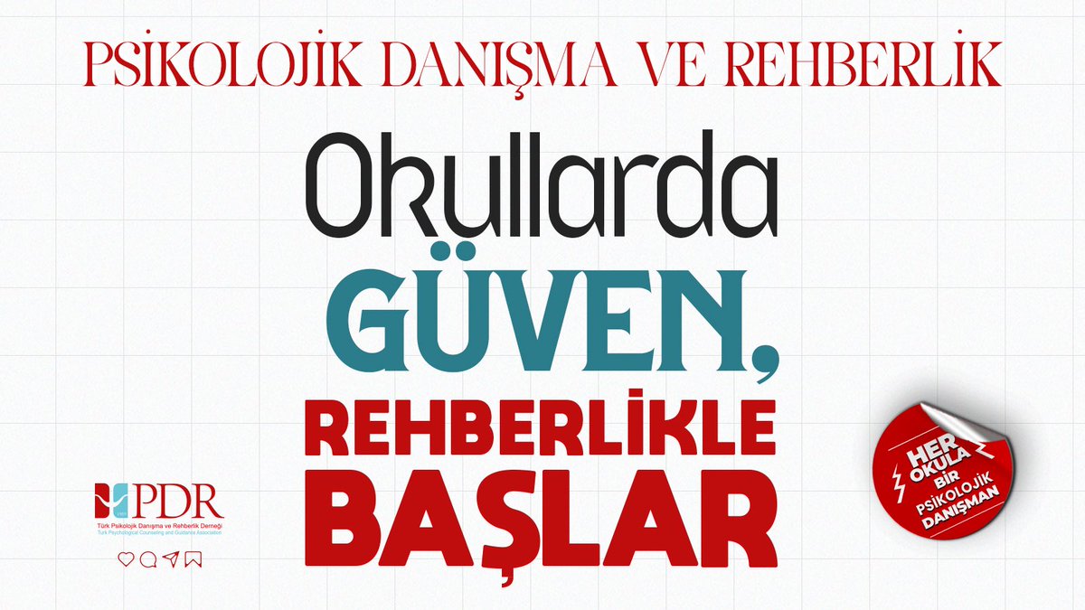 Okullarda Güven, Rehberlikle Başlar.