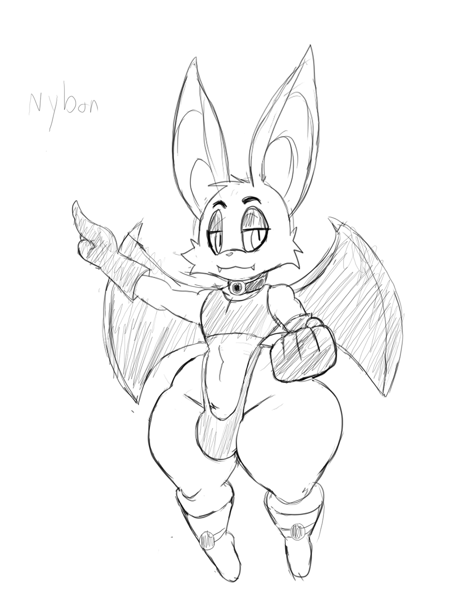 Pdriller20's tweet photo. my bat oc, Nybon https://t.co/GeVCCV3ie9
