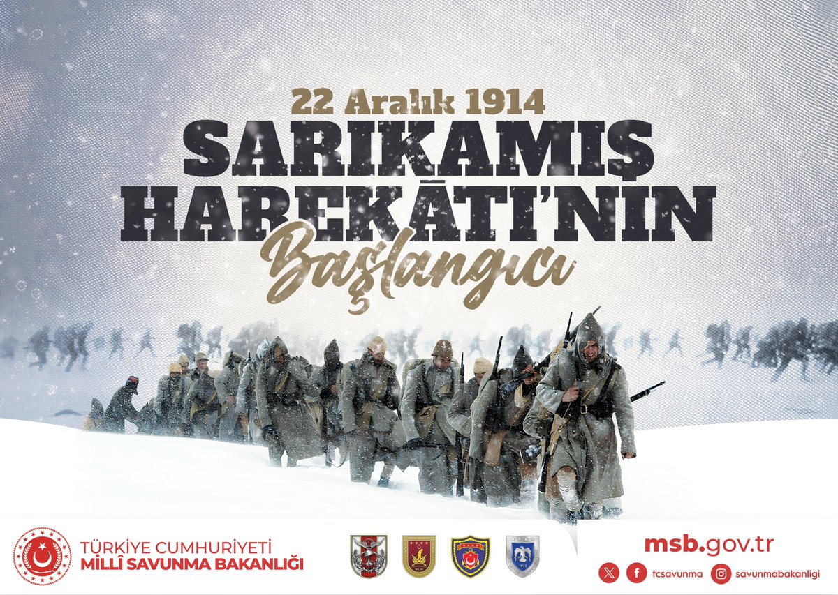 Yürekleri Üşüten Destan: Sarıkamış

Vatan uğruna canını hiçe sayan, imkânsıza karşı inancıyla yürüyen, emre itaatte ve fedakârlıkta tarihe mühür vuran Sarıkamış’ın kahraman evlatları…

Onlar, silahından önce yüreğini kuşanan; soğuğa, yokluğa ve ölüme karşı vatan sevgisiyle