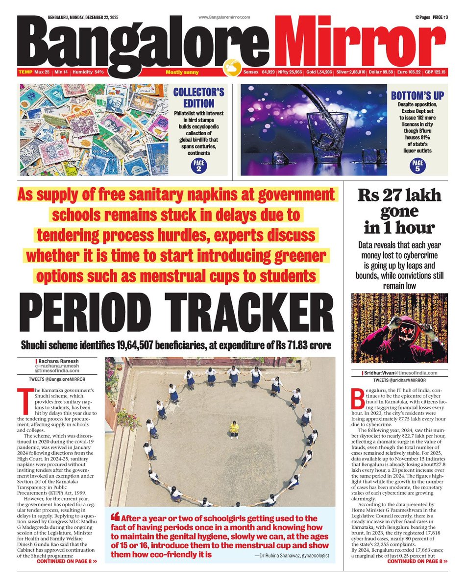 BangaloreMirror's tweet image. Today's Bangalore Mirror, Front Page. Grab a copy, #Bengaluru #Bangalore or check out at epaper.timesgroup.com