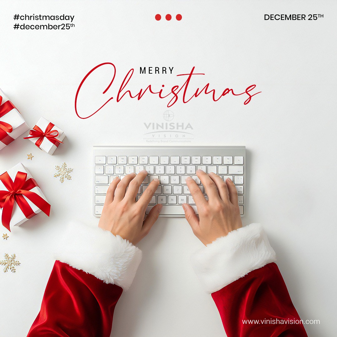 May this Christmas bring joy, peace, and new beginnings 🎄✨
Warm wishes from Vinisha Vision.

#MerryChristmas #VinishaVision #SeasonOfJoy #FestiveGreetings #ChristmasVibes