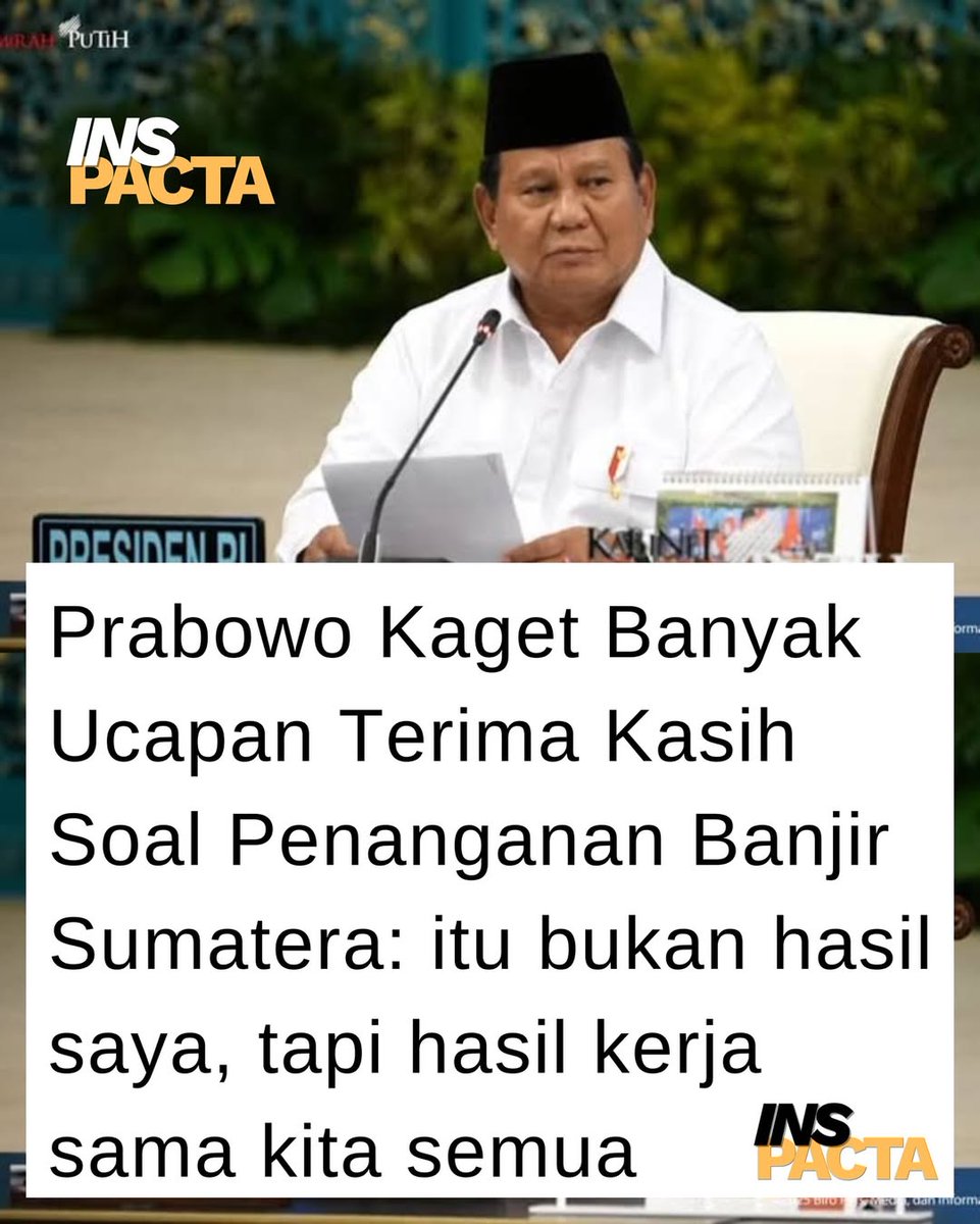 Kalau banyak menerima ucapan THANKS YOU itu bencananya di inggris atau amerika bos