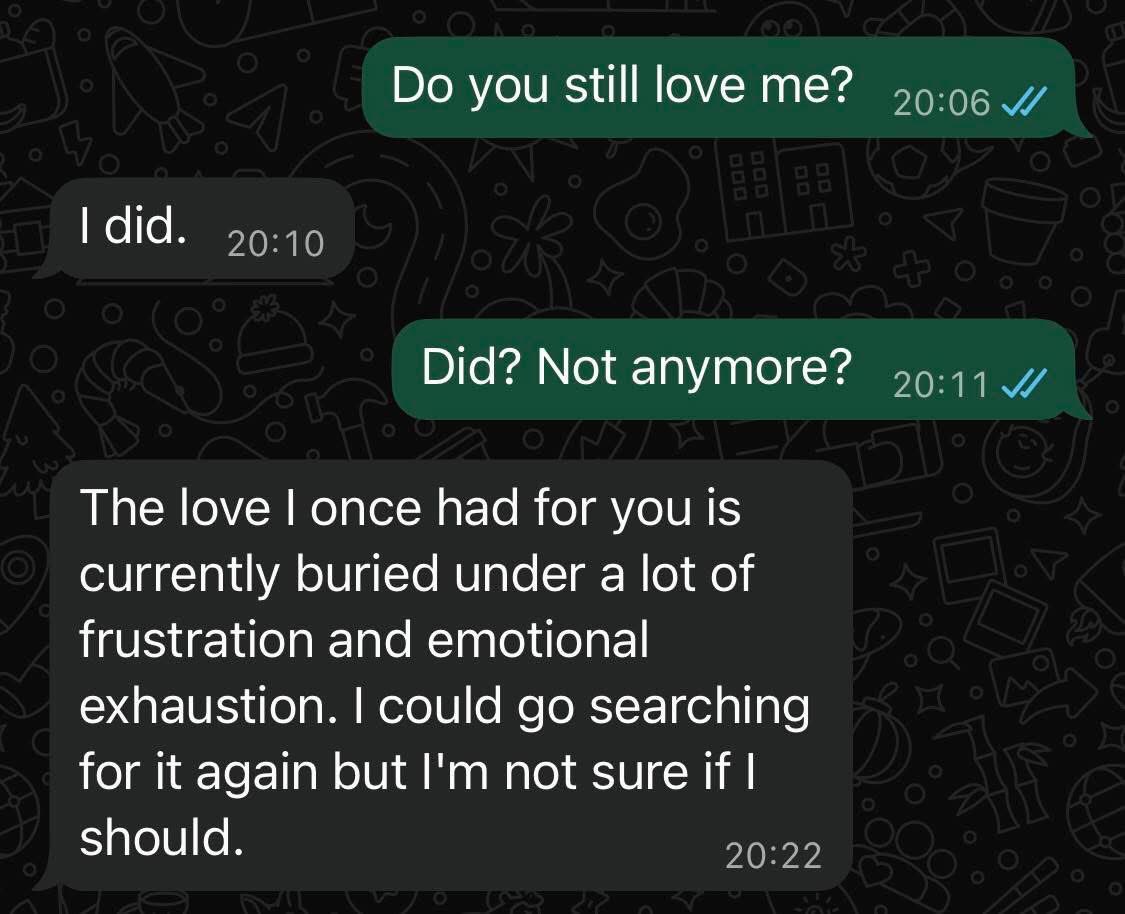 Somlimokazi's tweet image. Sometimes love alone is not enough…