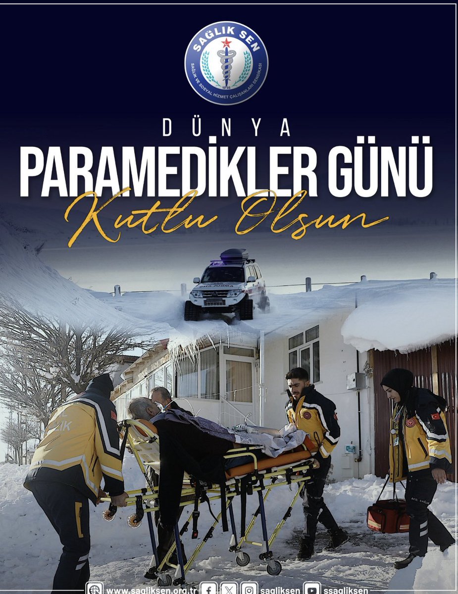 Hayatla ölüm arasındaki o kritik anlarda, insan hayatını her şeyin üzerinde tutarak görev yapan tüm paramediklerimizin Paramedikler Günü’nü yürekten kutluyorum.
Zor koşullarda, büyük bir özveri ve sorumlulukla yürüttüğünüz bu onurlu mesleğin her zaman yanındayız.
Emekleriniz,