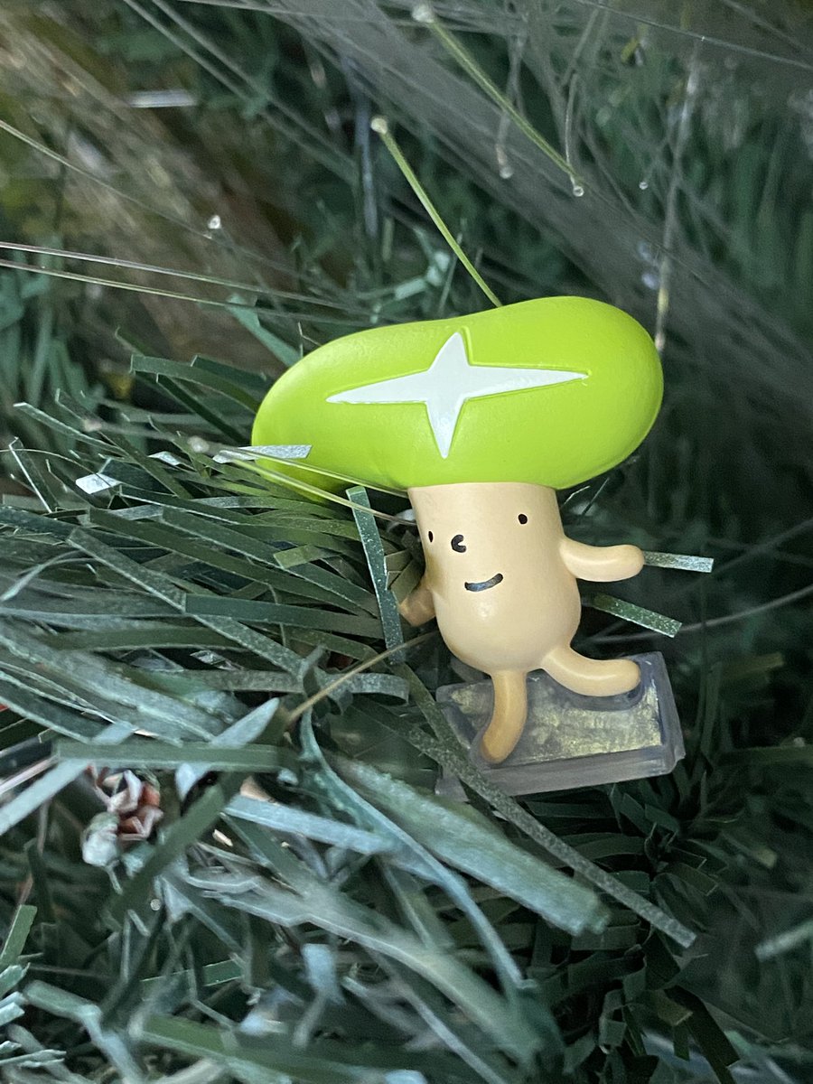 ツリーにきのこが仲間入りした件🍄