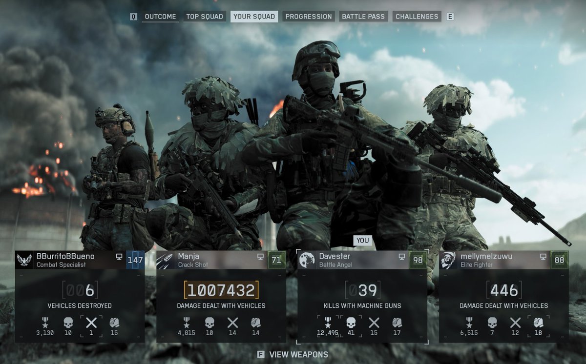 1 mil damage? Might be John Battlefield himself