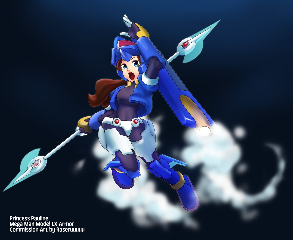 meganebusu⭐︎ Nintendo Princesses x Mega Man ZX Crossover!