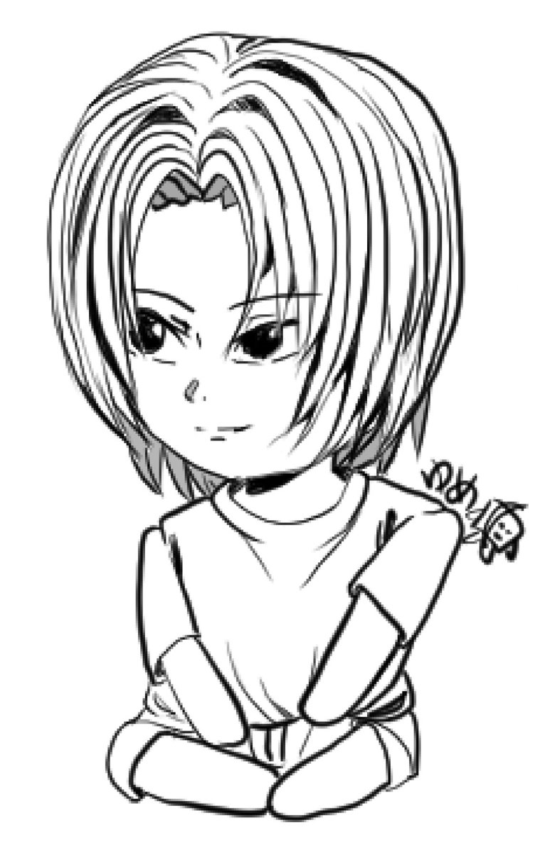 私だちのシンドンイ朝倉シン をデフォルメさせてみました！！漫画練習なのに可愛く描かてアップしてみます。

#二次創作  #イラスト 
#SAKAMOTODAYS #サカモトデイズ
#朝倉シン  #ShinAsakura #漫画練習