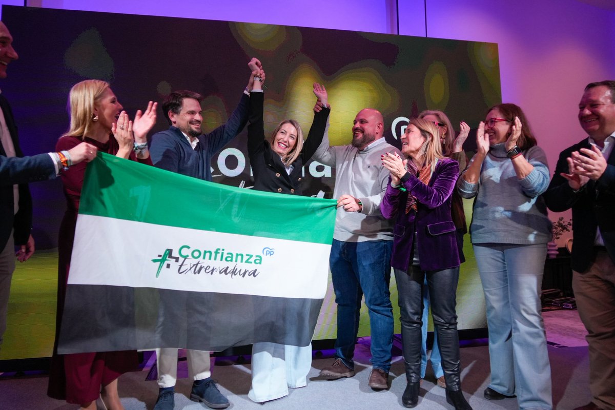 Hemos ganado las elecciones.

Gracias a todos los extremeños por darme vuestra confianza. Extremadura va a seguir avanzando.