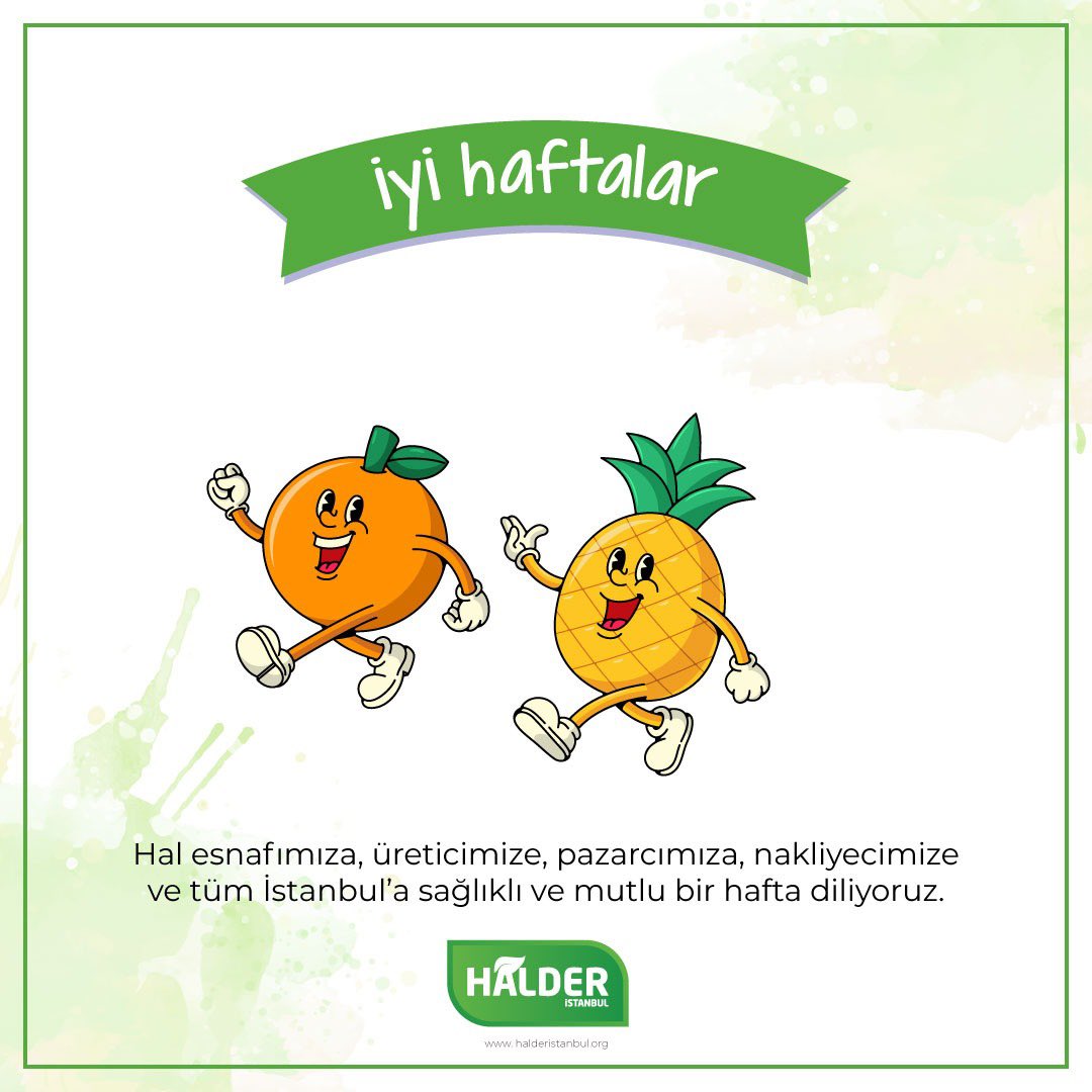 İyi haftalar dileriz 🧑‍🌾