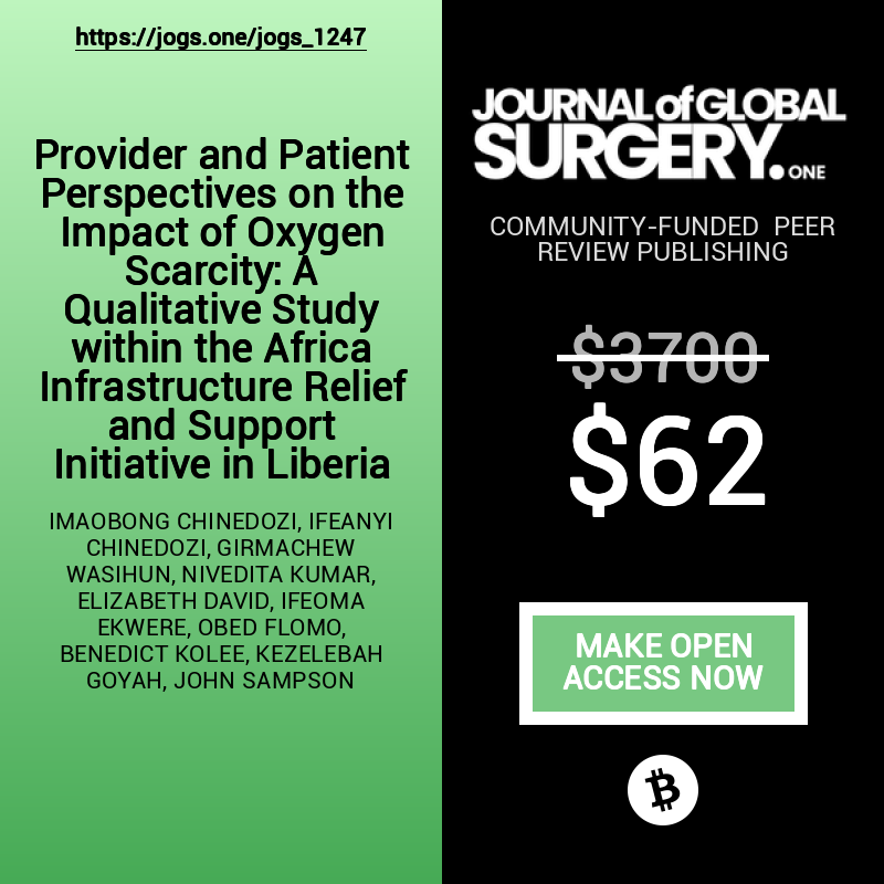 The Journal Of Global Surgery (ONE) tweet media