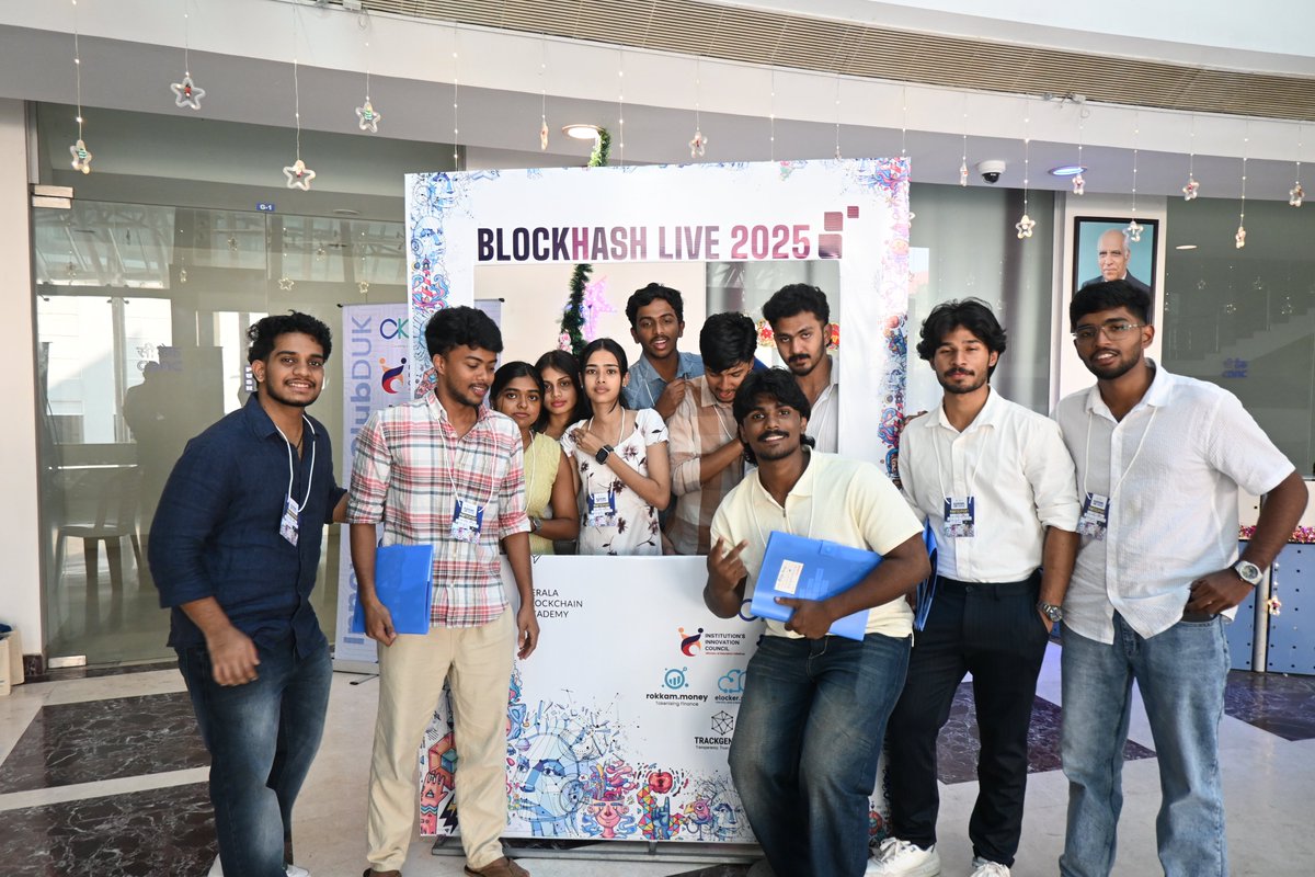 kbaiiitmk's tweet photo. 🙏 Thank You for Making BlockHash LIVE 2025 a Grand Success
Your participation made BlockHash LIVE 2025 a memorable experience.
 We look forward to welcoming you again in the coming editions.
#BlockHashLIVE2025 #KeralaBlockchainAcademy #Grateful #TechSummit #Web3 #AI #KeralaTech https://t.co/opiFmzpd9G