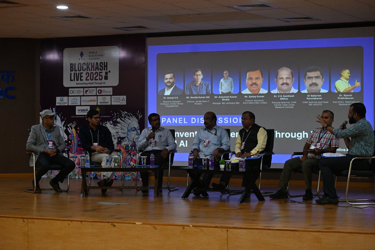 kbaiiitmk's tweet photo. 🙏 Thank You for Making BlockHash LIVE 2025 a Grand Success
Your participation made BlockHash LIVE 2025 a memorable experience.
 We look forward to welcoming you again in the coming editions.
#BlockHashLIVE2025 #KeralaBlockchainAcademy #Grateful #TechSummit #Web3 #AI #KeralaTech https://t.co/opiFmzpd9G