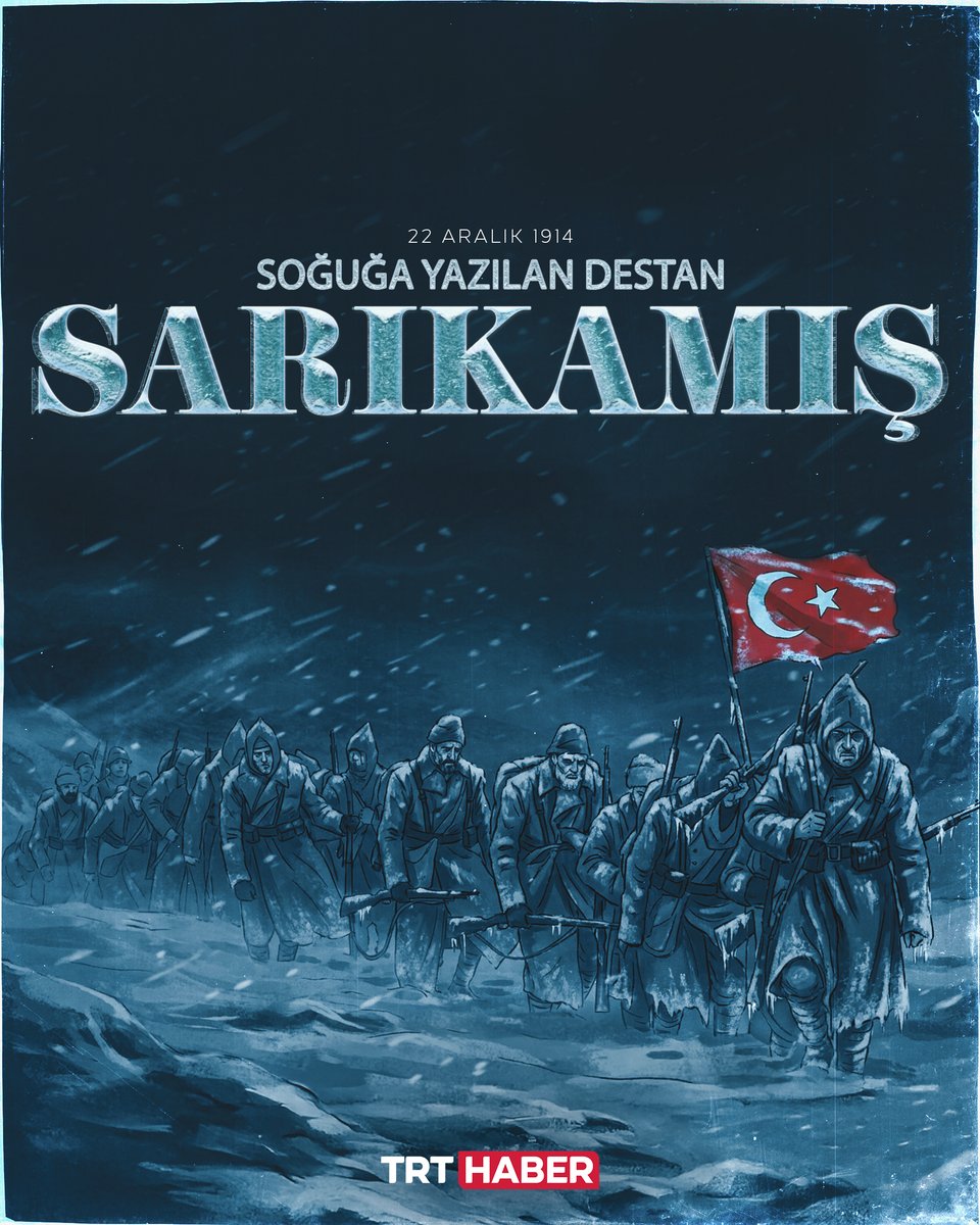 🇹🇷 #Sarıkamış şehitlerimizi rahmetle anıyoruz.