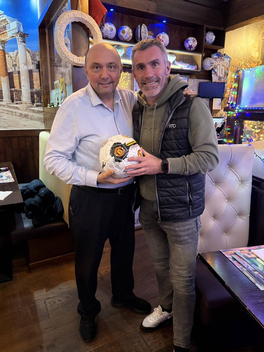 Great to seeing you again my friend <a href="/KeithGillespie7/">Keith Gillespie</a>