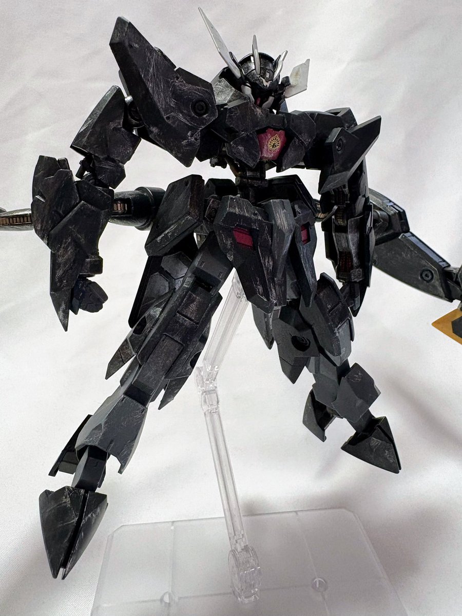全塗装1作目、HGガンダムザガン完成しました！ #ガンプラ #ガンプラ