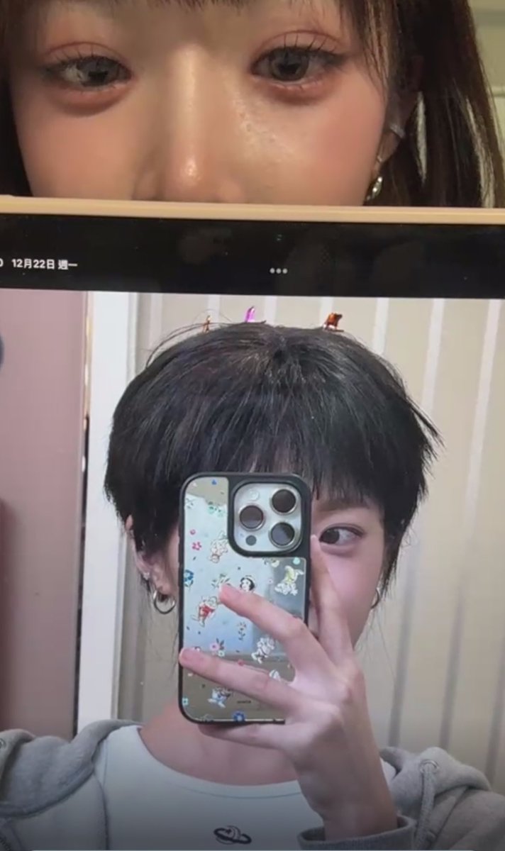 NIEN SHOWED THE SHORT HAIR HOLY SHITTTTT … WHY DOES SHE LOOK RLY GOOD HELLOOOO