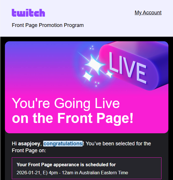 asapjoeyx's tweet image. the tribal chief has been selected for the front page next month which falls on my 7 year anniversary on twitch!

i'll be doing my 7 days of content celebration starting on the 21/1/26.

all the love and appreciation for @Twitch_ANZ for this opportunity, time to go to work☝️🩸
