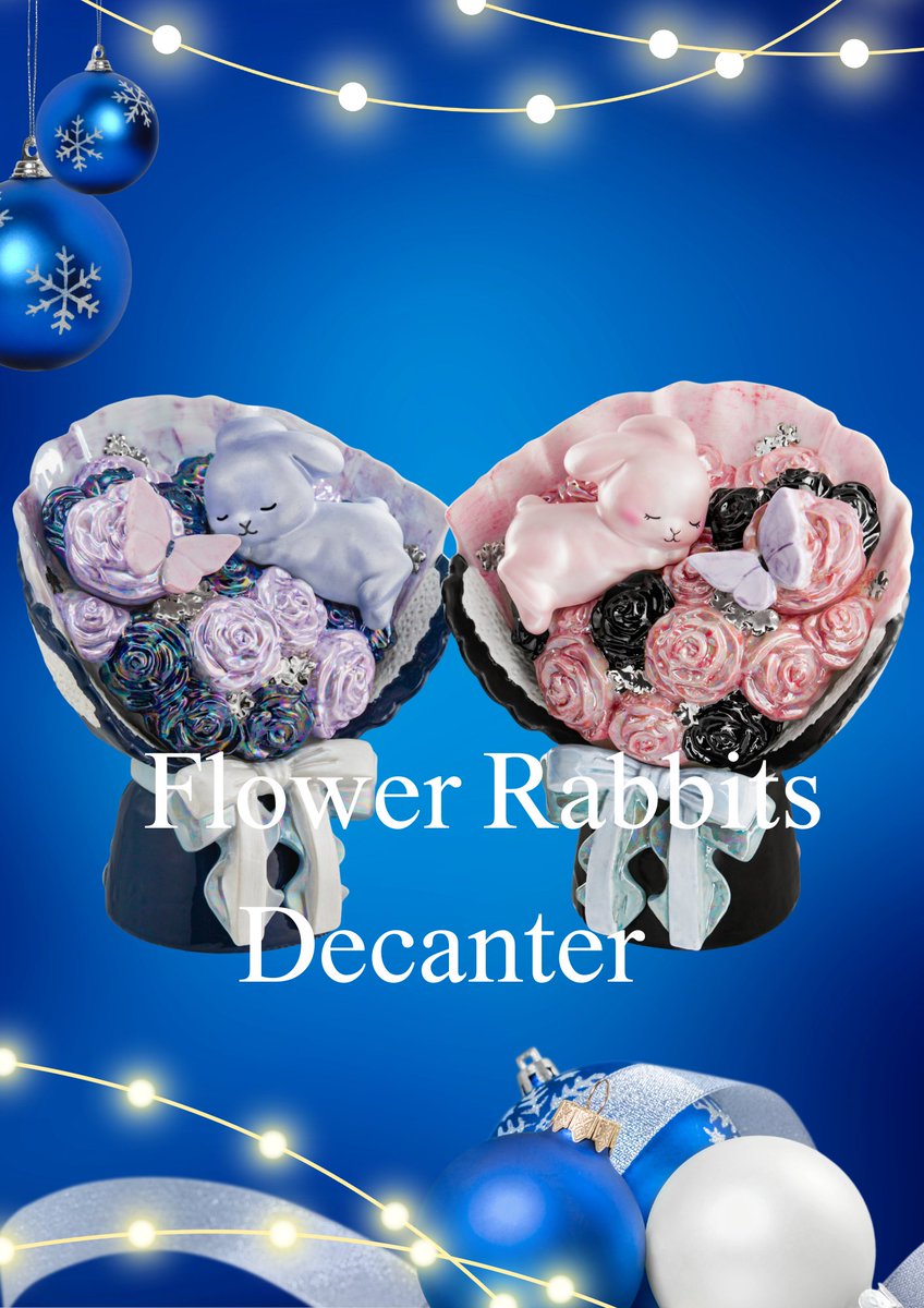 Flower Rabbits Decanter フラワーラビッツデキャンタ (@frd0907