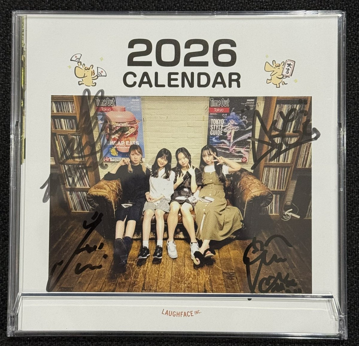 🆕お知らせ 963/彼女のサーブ&レシーブサイン入り 2026年卓上