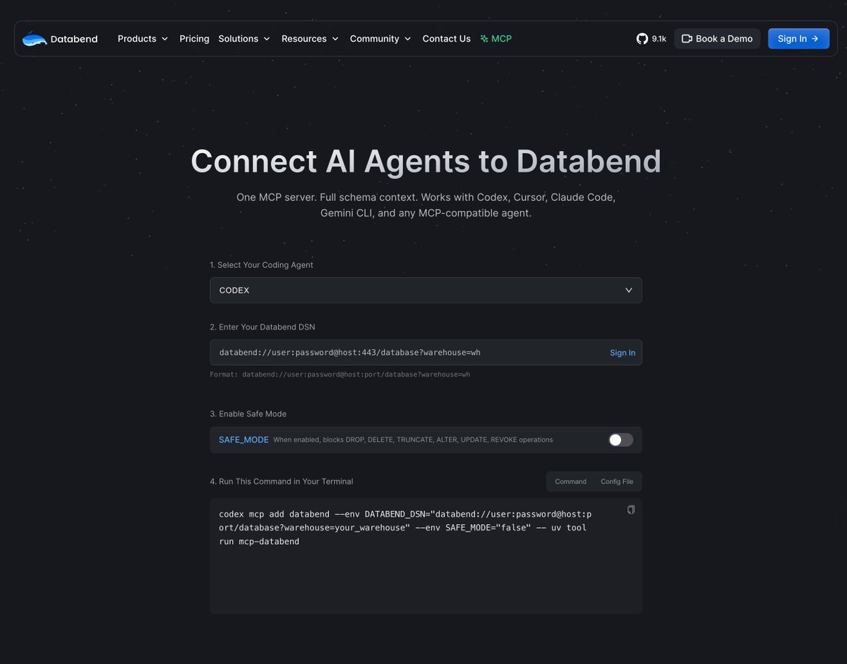 Databend tweet media
