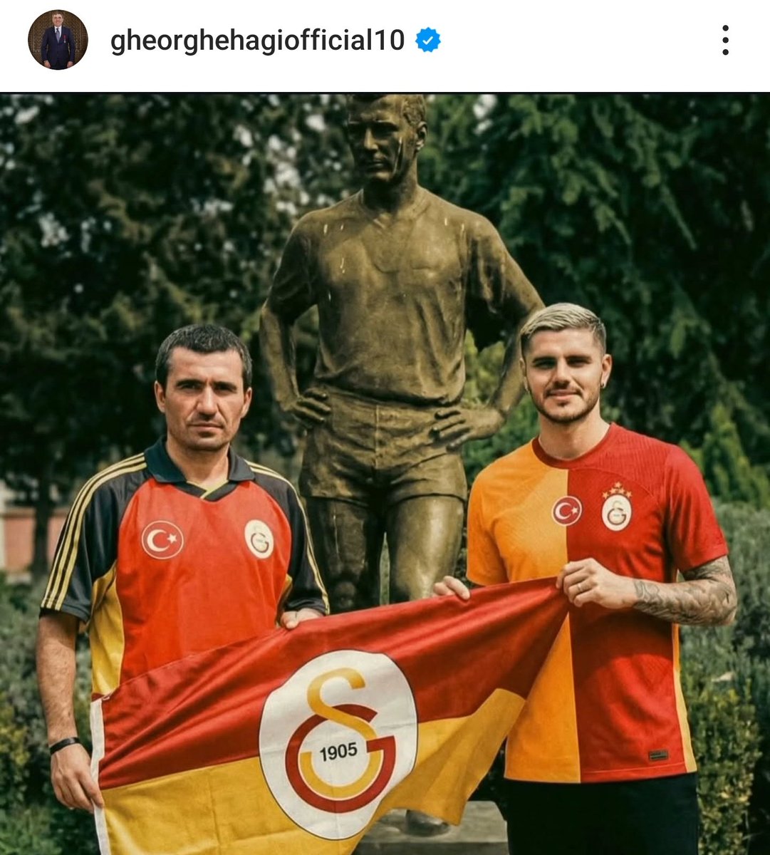 Hagi'den Icardi'ye yanıt: 👇

"Sevgili Icardi,
Galatasaray formasını giyerek sergilediğin olağanüstü performanstan dolayı seni tebrik etmek istiyorum. Bu, yeteneğinin, kararlılığının ve futbola, sarı-kırmızı renklere olan tutkunun konuştuğu çok önemli bir başarıdır.

Galatasaray