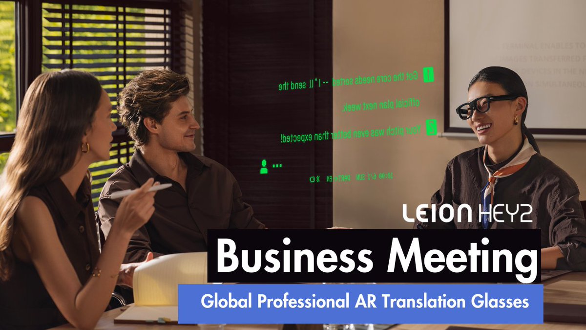 WHEN the Italian client speaks Italian,
You can instantly see perfect English subtitles.
👀Full eye contact. Natural flow. 
Tested for real business:
- Lightning-fast (<500ms) -translation across 100+ languages.#Leionhey2
🌍🛒 Shop NOW: leion.glass