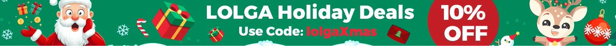 🎄 MERRY CHRISTMAS &amp; HAPPY NEW YEAR! 🎁 GET 10% OFF — CODE: LOLGAXMAS 🔥 SHOP NOW AT LOLGA.COM! #sab #mm2 #Adoptmetrades #lolga #Christmas