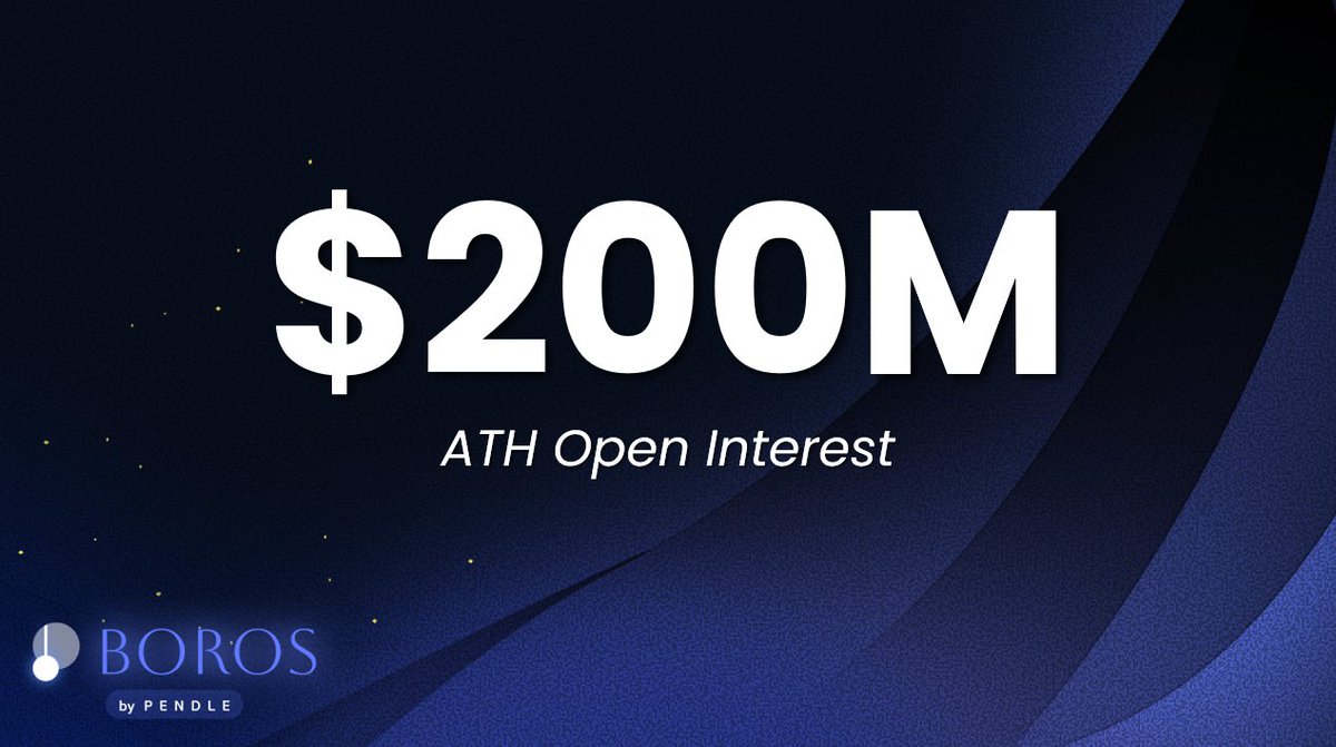 boros_fi's tweet image. 🎄 WOOHOOO Christmas came early to Boros

We just hit $200M in Open Interest - a new all-time high!

We've also crossed $6.3B in notional trading volume, just ~4.5 months since launching in August.