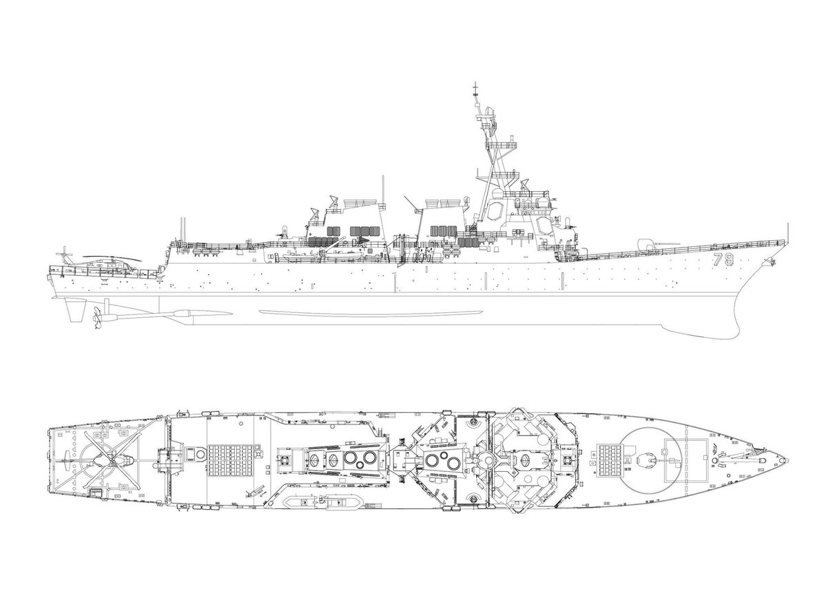AVANGARDから1/200スケール アメリカ海軍ミサイル駆逐艦「DDG-79」の