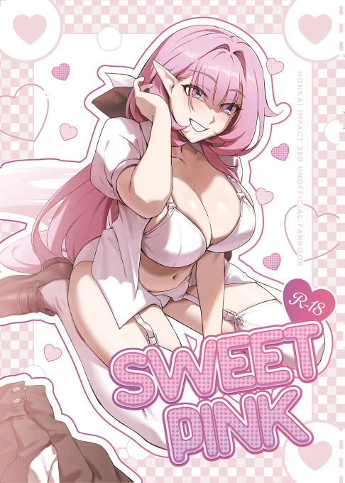 冬コミ新刊のエリシア学パロR18本『Sweet Pink』の電子版の予告を開始させていただきました!何卒よろしくお願いいたします!(1/2) 