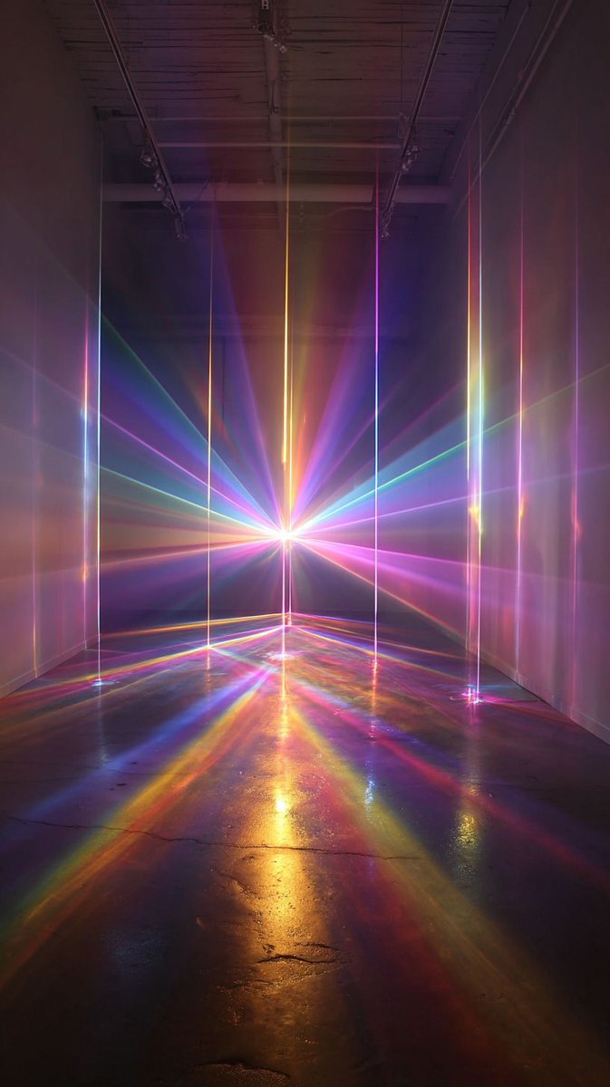 Liss___a's tweet image. Can I get a GM? ☀️

Have a brilliantly prismatic, multicolored day 💜

#GoodMorning #spectrum #lightArt #prismatic