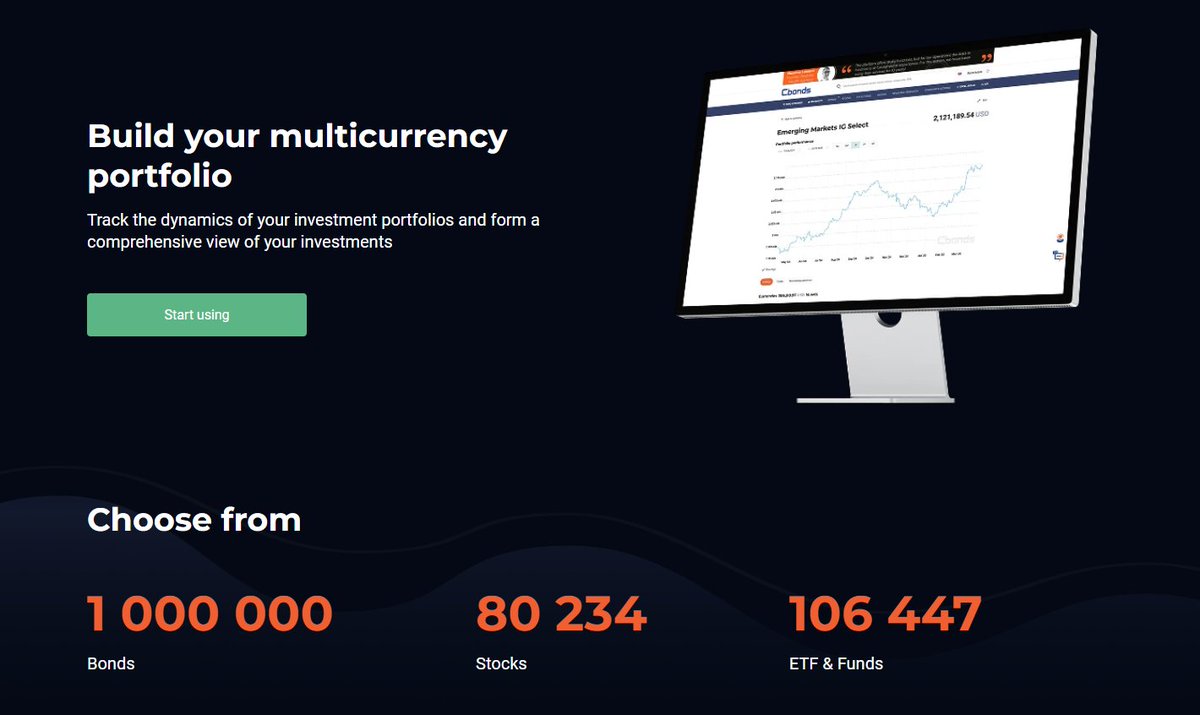 Cbonds_Global's tweet photo. We are pleased to introduce a new feature in the Portfolio section.

You can now account for dividend payments by position, allowing you to track the return on each investment more accurately.

Try it now → https://t.co/KshjkduKPi https://t.co/1YknbjiPp2