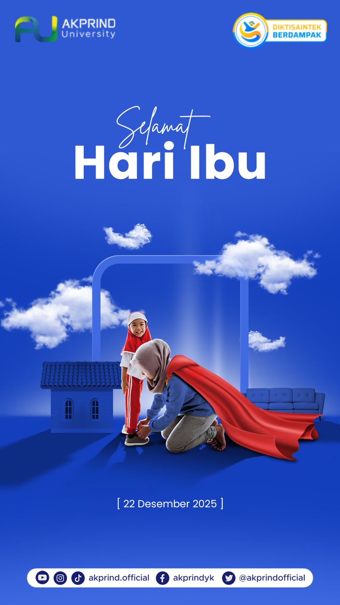 Selamat Hari Ibu💗

#ProdiUnggul #UKTTerjangkau #KuliahMurahdiJogja #akprinduniversity #tumbuhdanberinovasi