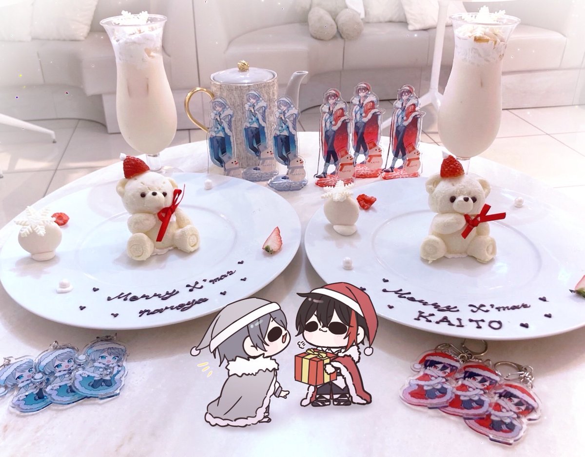 ♡たωころもち♡*゜様 🎄.* ⁡ Aiでけーぽアイドルに変身させてもらった チャラサンタおりちゅ