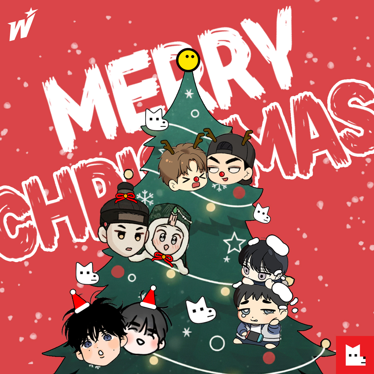 LezhinComics's tweet photo. ☆*.❅·𝑴𝒆𝒓𝒓𝒚 𝑪𝒉𝒓𝒊𝒔𝒕𝒎𝒂𝒔ॱ❆.*˚˙
#WorldDrop 과 함께 트꾸 하기🎄

　       　  ☆ 
　　 　  ／＼ 
　 　  ／ ★🦌 
　 　 (人_人_人) 
　   ／🎀  ∴∵★＼ 
　 (_人_人_人_人_) 
　 ／ 🎅 ☆∴∵∴   ＼ 
　(_人★人☆人★☃️) 
　　     ￣凵￣

🦌https://t.co/8rziiH6XgX
🎀https://t.co/mskAiYaWp2
🎅https://t.co/VgRl03AVlb
☃️https://t.co/I53UfrxrNA