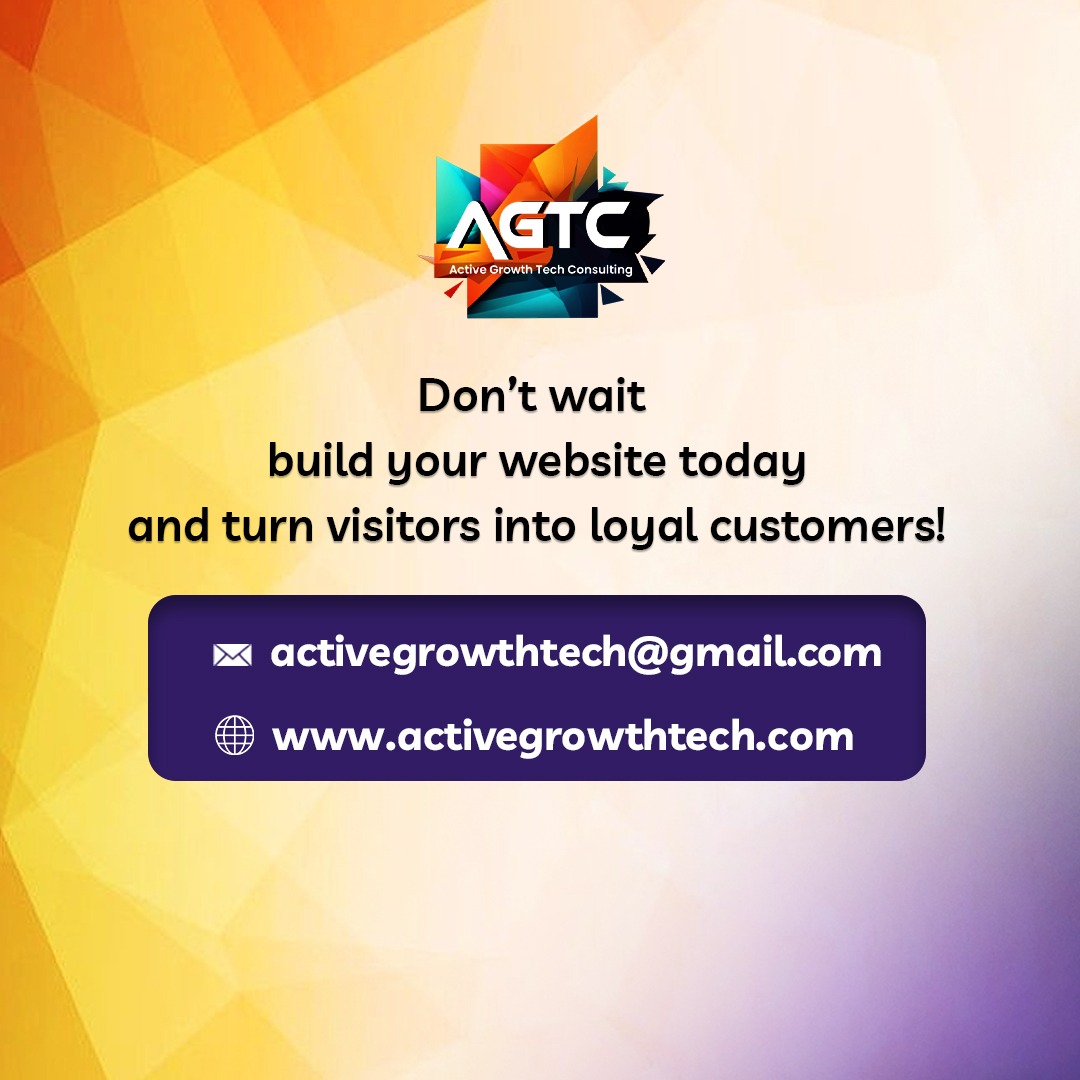 AGTC2025's tweet photo. Your Website is your best salesperson—working 24/7.
If you dont have a strong website, you’re leaving growth on the table - Part 3

📩activegrowthtech@gmail.com
🌐https://t.co/saj0SAya7u

#Website #WebsiteDesign #BusinessWebsite #WebsiteDevelopment #DigitalGrowth #OnlinePresence https://t.co/4wISaehdjX