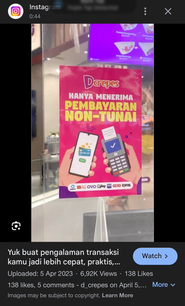 gregorius_6's tweet image. Roti’O cuma lagi apes aja
Ini foto hsl google…
*tp sampai skrg msh berlaku peraturannya!!

Yg mengecewakan itu respon bi!!
Bknnya dicari penyelesaiannya, malah tenant diancam pidana😑

Jgn sampai produk plg sukses (QRIS) ini di boikot para tenant!!