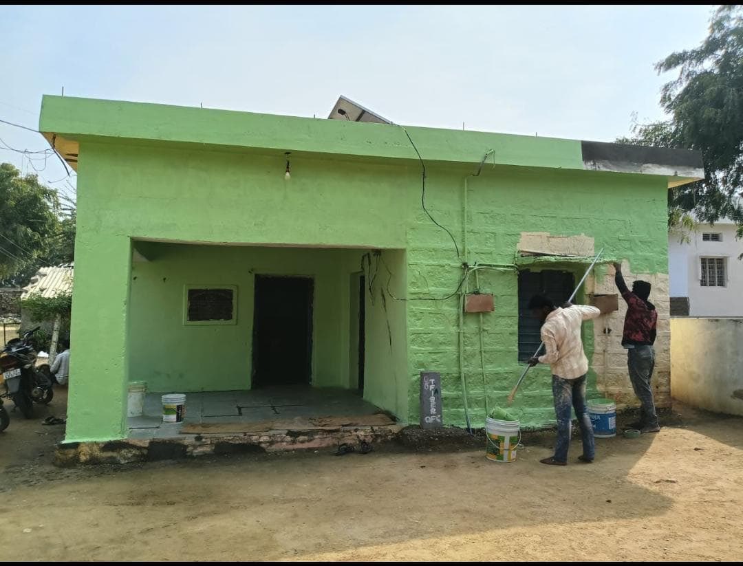 In Chityala village, after a Muslim candidate won as sarpanch, he had the village panchayat office painted green and turned it into a *pirs* 🕌 

Do you now understand what would happen in the country if they became the majority, secular Hindus?