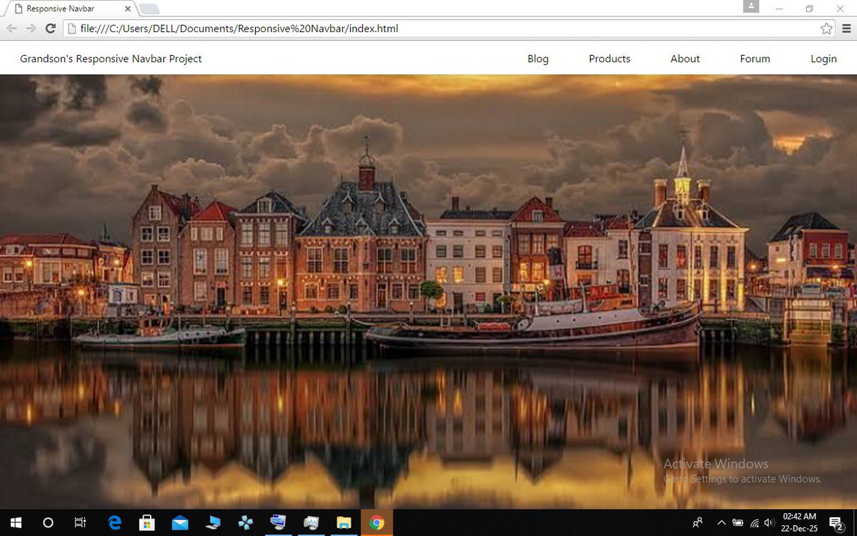 44GRANDSON's tweet image. Had a lot of free time on my hands yesterday so I decided to Improve on my HTML CSS and JAVASCRIPT skills so I decided to make this responsive navbar. It’s a very beginner friendly code btw. #webdevelopmemt