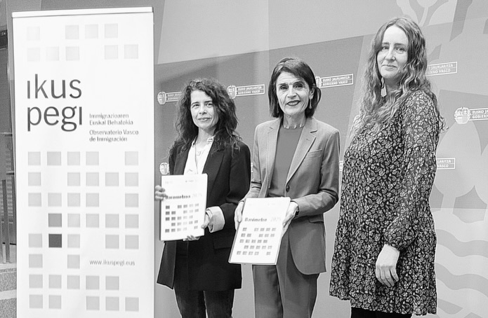 [EUS] 🗞 🎤 Joan den ostiralean aurkeztu genuen 2025 Barometroa, atzerritar jatorriko biztanleekiko pertzepzio eta jarrerei buruzkoa. 

[CAS] 🗞🎤 El viernes pasado presentamos el Barómetro 2025 sobre percepciones y actitudes hacia la población de origen extranjero.