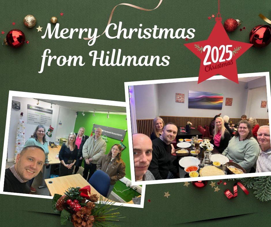 The Hillmans Team wishes you a Merry Christmas and a Happy, Prosperous New Year!

Our office will be closed for the Christmas and New Year period from 5pm on Tuesday 23rd December 2025, reopening at 9am on Monday 5th January 2026. 🎄