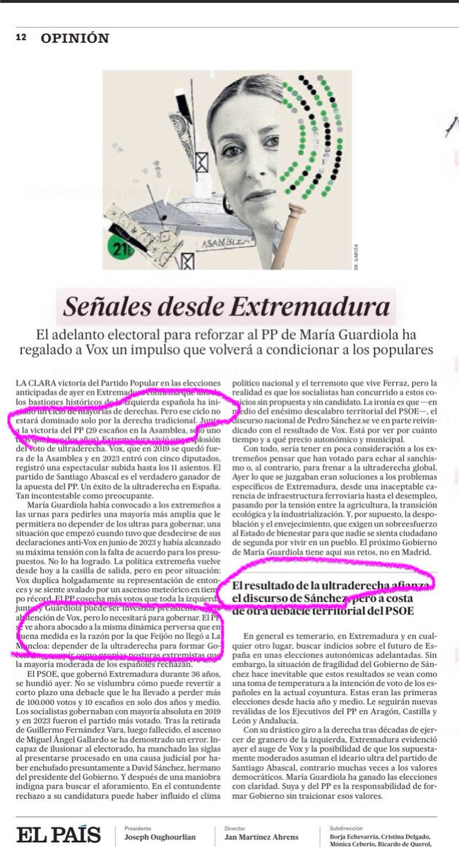 El socialismo poniendo el foco en Vox y “la ultraderecha”

Para no hablar de gran batacazo del PSOE y del triunfo contundente del PP

Va camino de convertirse en el tercer partido de España mientras grita “ultras, ultras”