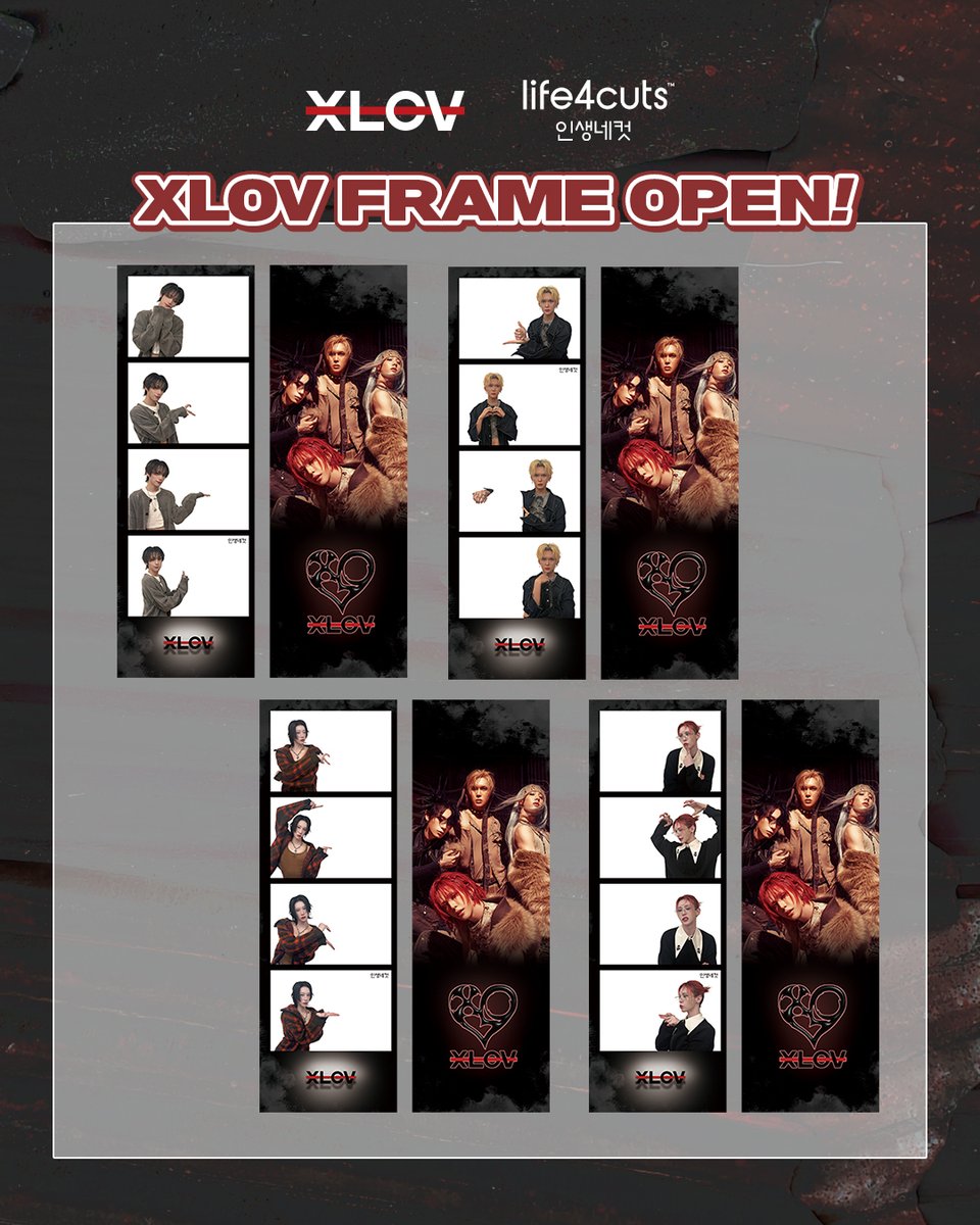 💞ついに登場! XLOVと人生4カットのコラボフレームが解禁💫 XLOVの 💞ついに登場! XLOVと人生4カットのコラボフレームが解禁💫 XLOVの