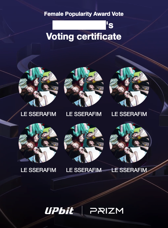 fearnots, the gda voting has started! keep voting using as many accounts as you can, you can vote 4 times a day (up to 6 times a day if you share your voting certificate). we won this last gda and we can win it again this year 🥹

global.prizm.co.kr